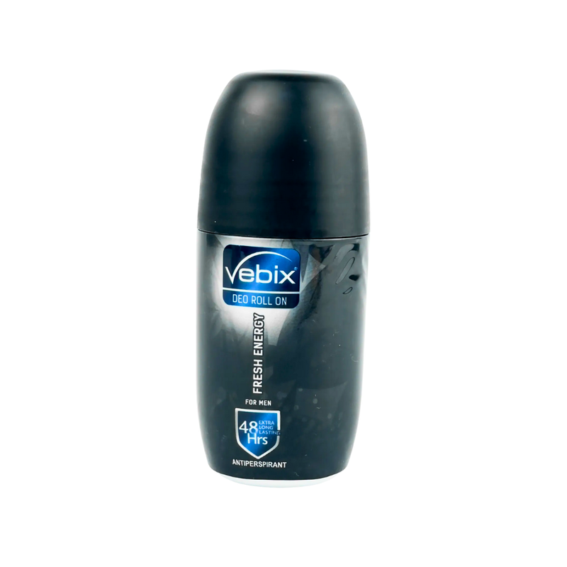 Vebix Blue Active Vapex Roll-On Deodorant for Men, 50ml