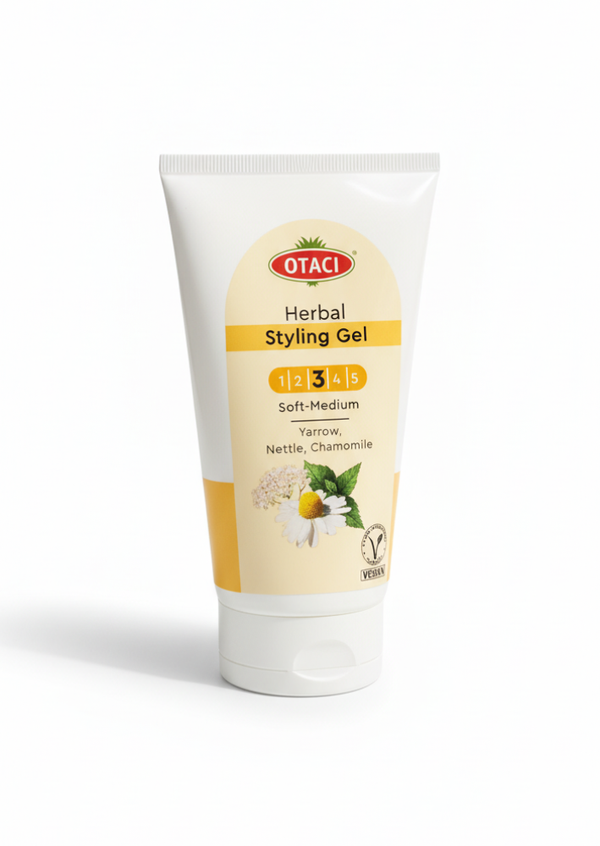 Strong Hold Gel for Curly Hair Herbal Styling Formula Otaci 150ml