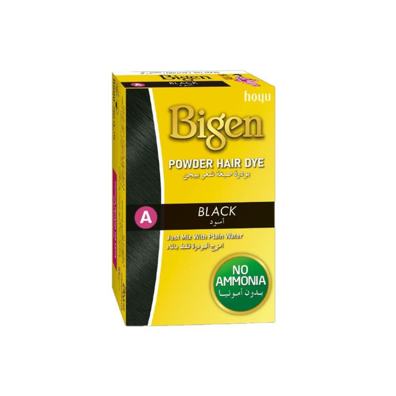 Powder Hair Dye Black Water Activated Bigen 6g