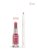 Lip Kit Set Bold Long-Lasting Lipstick & Liner Katia Eve 2-Piece