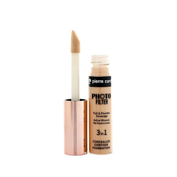 Pierre Cardin Photo Filter Liquid Concealer, High Coverage, 823 Tan