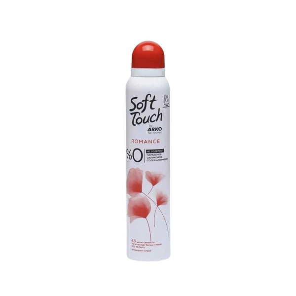 Romance Soft Touch Women's Deodorant Spray Floral Scent Arko 200ml