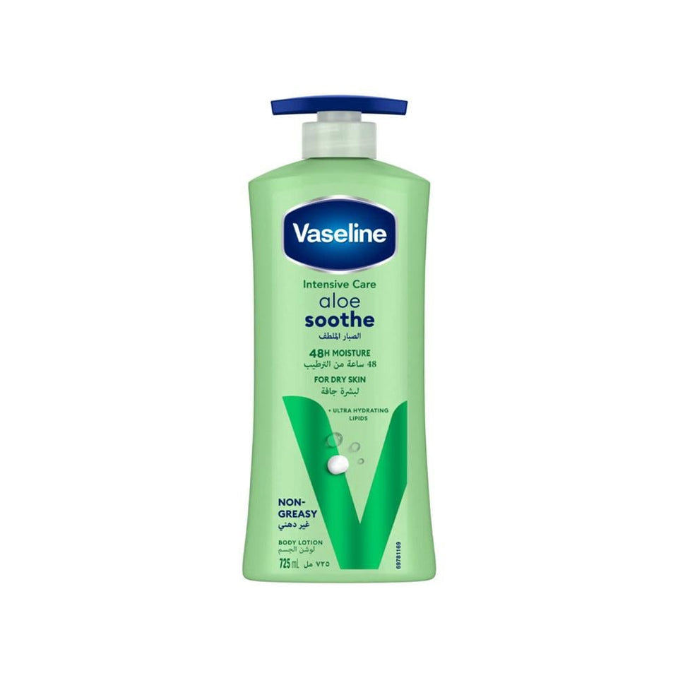 Vaseline Intensive Care Aloe Soothing Lotion for Dry Skin Moisturizing 725ml