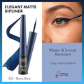 Note Matte Liquid Eyeliner Dark Blue Waterproof Smudge-Proof 03