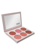 Powder Blush Palette 6-Color Matte Shimmer Makeover 22 Candy Cheek 10g