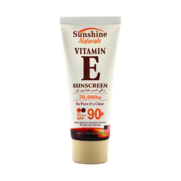 Sunshine Naturals Vitamin E Sunscreen, UVA/UVB Protection, 100ml