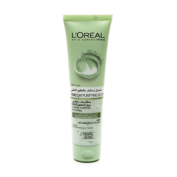 L'Oreal Paris Pure Clay Gel Wash Deep Cleansing 150ml