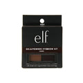 e.l.f. Eyebrow Powder Kit, Dark Brown, with Brow Gel and Dual-Ended Brush