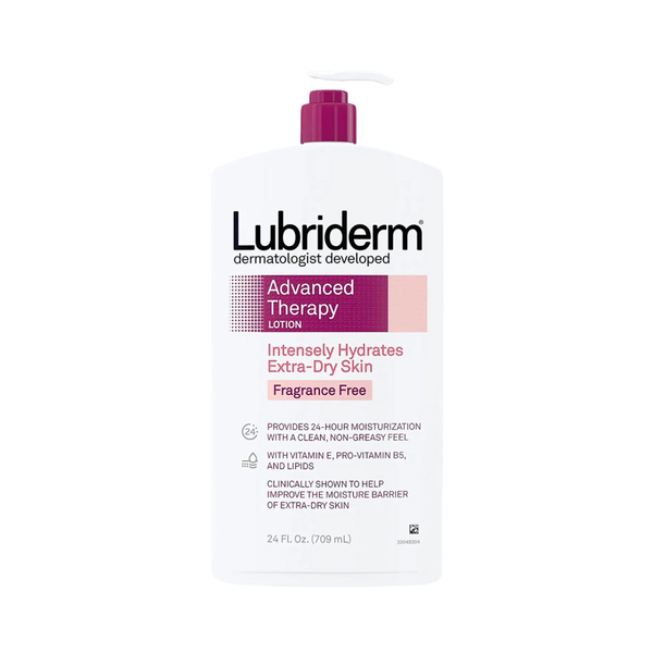 Lubriderm Advanced Therapy Moisturizing Lotion, Vitamin E, Pro-Vitamin B5, 709 ml