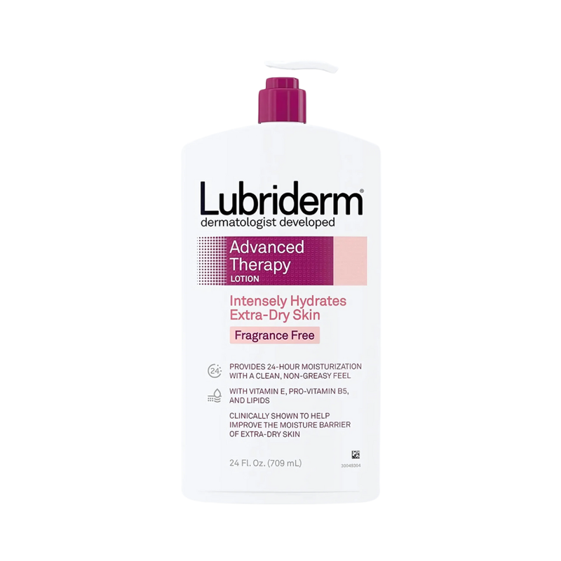 Lubriderm Advanced Therapy Moisturizing Lotion, Vitamin E, Pro-Vitamin B5, 709 ml