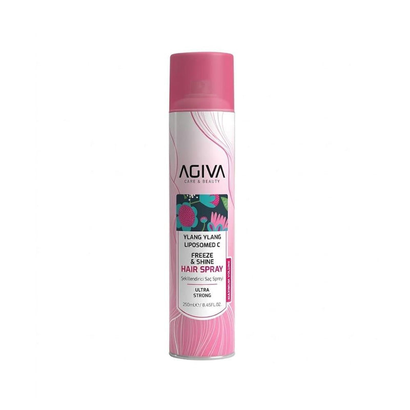 Rusk Hair Spray Ultra Strong Hold Ylang Ylang Liposomed C AGIVA 250ml