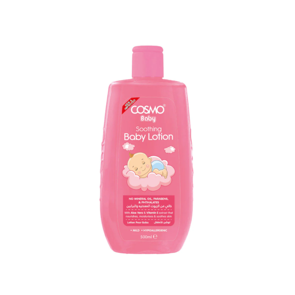 Cosmo Baby Lotion with Aloe Vera and Vitamin E 500ml