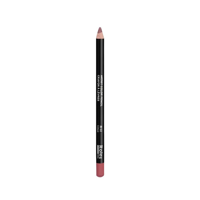 Roles Lip Liner Pencil R02 - Long-Lasting Creamy Formula for Defined Lips