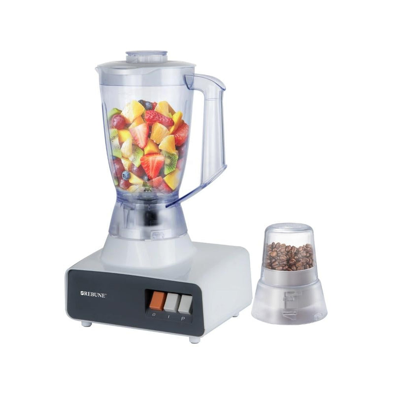 Rebune Electric Blender and Grinder RE-2-198, 650W, 1.6L, 3-Speed