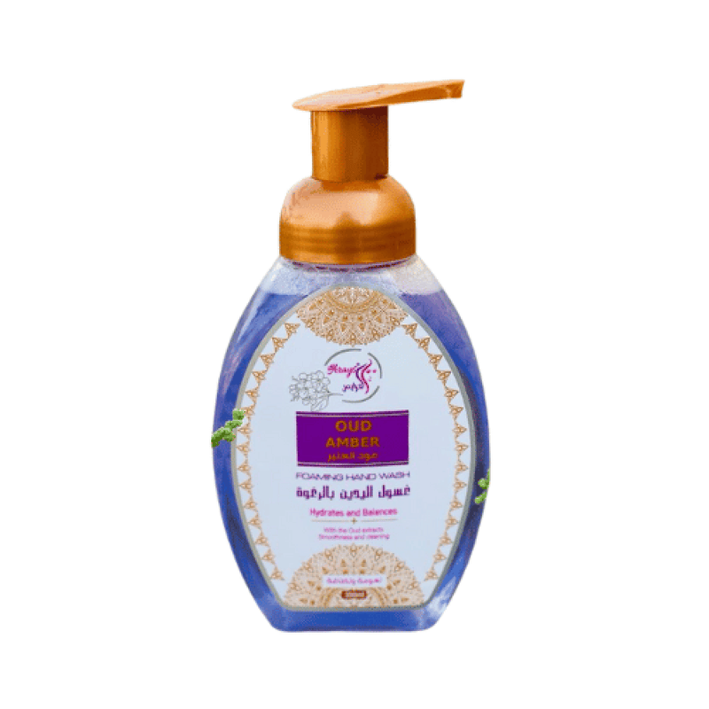 Al Arayes Foaming Hand Wash, Amber and Oud, 350ml