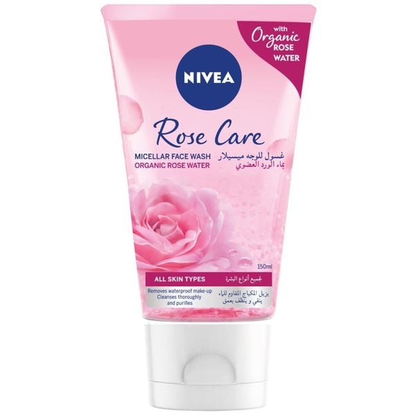 Micellar Face Wash Organic Rose Water Deep Cleansing Nivea 150ml