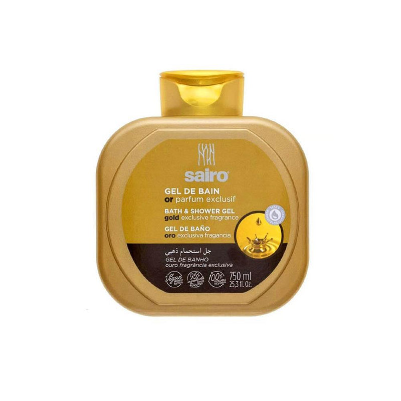 Gold Fragrance Shower Gel Moisturising Body Wash by Sairo 750ml