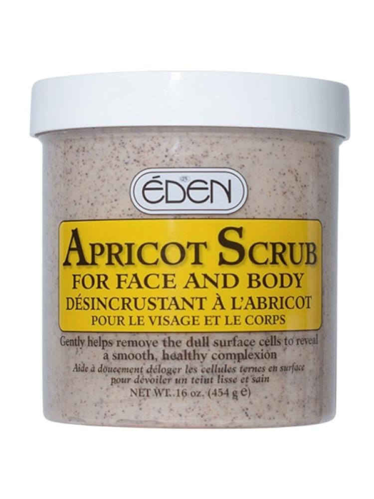 Eden Apricot Face & Body Scrub - Exfoliating, Whitening, 454g