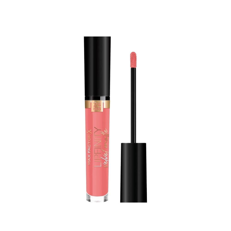 Max Factor Lipfinity Velvet Matte Liquid Lipstick, 030 Cool Coral