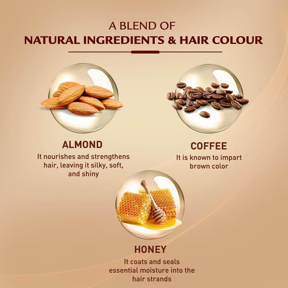 Vatika Oil Fusion Permanent Hair Colour Cream Dark Brown Natural Coverage 03