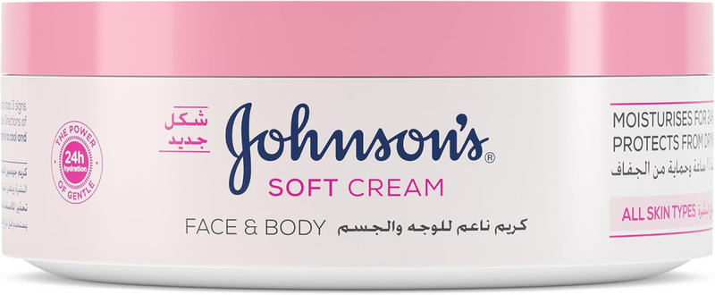 Best Whitening Cream for Face and Body Soft Moisturising Johnson 200ml