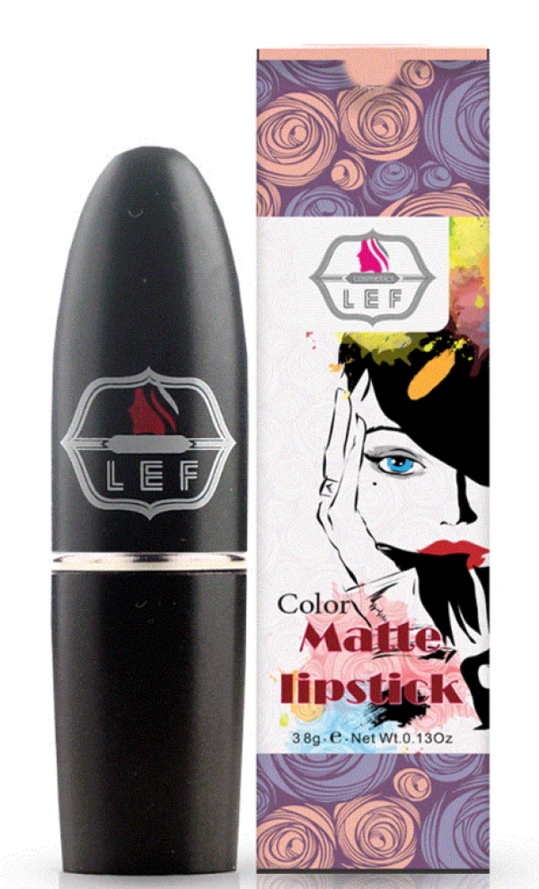 Best Matte Lipstick Velvet Finish Long Lasting Shade 11 LEF COSMETIC 4g