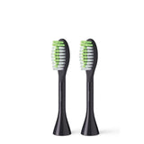 Philips One Toothbrush Heads Black Sonicare Deep Clean Soft Bristles 2-pack