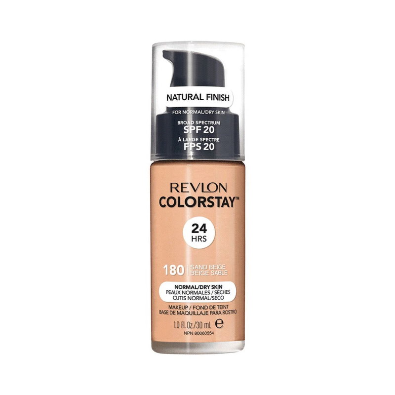 Revlon ColorStay Foundation 180 Sand Beige Normal to Dry Skin 30ml