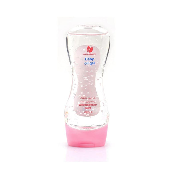 Hydrating Baby Oil Gel with Vitamin E and Floral Scent by Saada Beauty 150ml