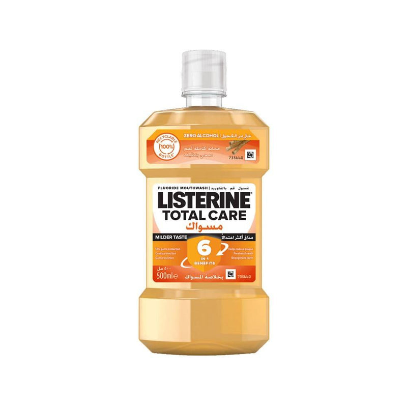 Listerine Miswak Mouthwash Alcohol-Free 500ml