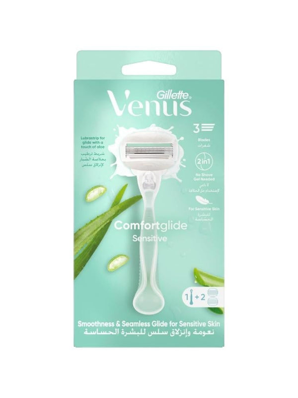 Gillette Venus ComfortGlide Sensitive Razor Blade Refills - 2 Count