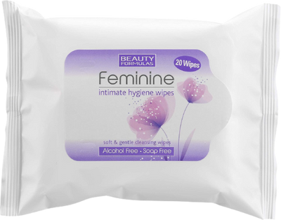 Beauty Formulas Intimate Hygiene Wipes - Freshness & Comfort 20 Pcs