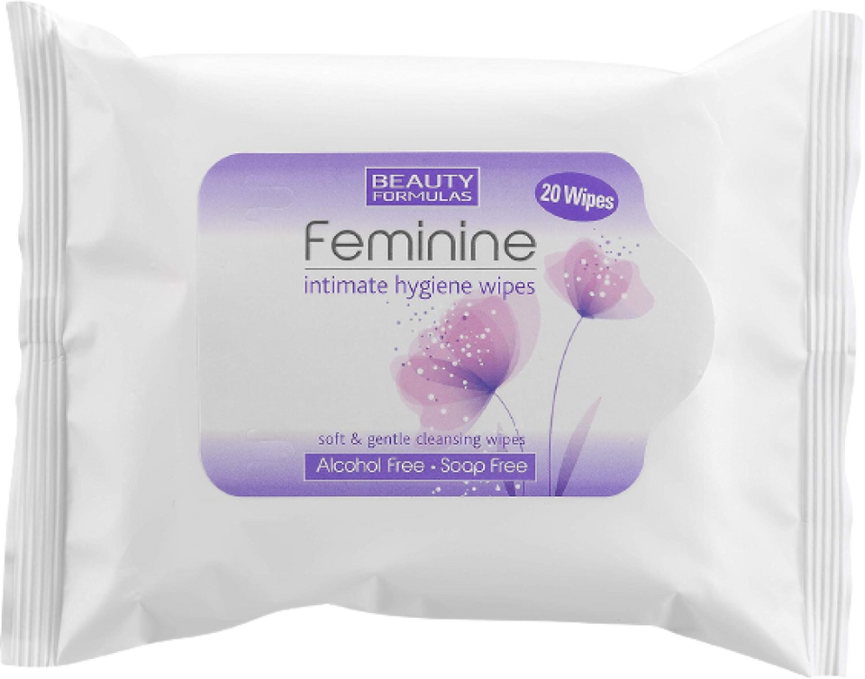 Beauty Formulas Intimate Hygiene Wipes - Freshness & Comfort 20 Pcs