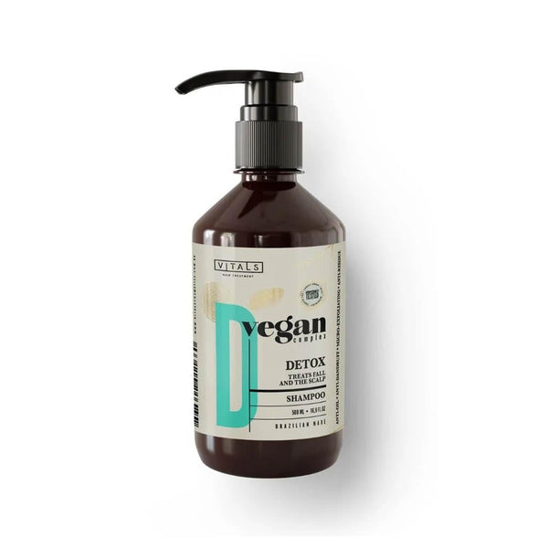 Best Anti Dandruff Shampoo Detox Vegan D Complex Vitals 500ml