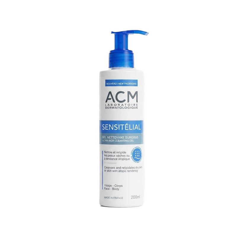 Body Wash for Dry Sensitive Skin Soap-Free ACM Face & Body 200ml
