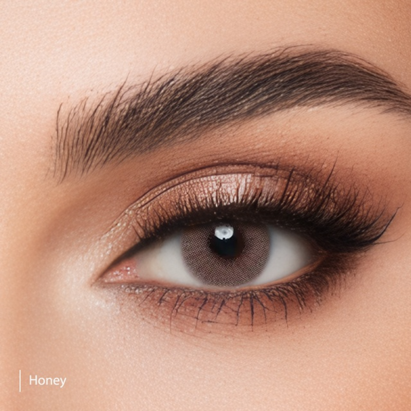 X Lens Monthly Contact Lenses Honey Vision Correction 1 Pair