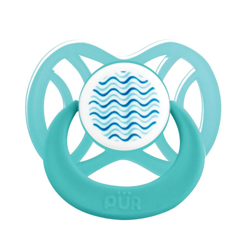 Soother Pacifier Ventilated Orthodontic Silicone Pur 6M+