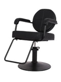 Salon System Women's Salon Chair BM5921B - Black Synthetic Leather