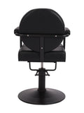 Salon System Women's Salon Chair BM5921B - Black Synthetic Leather
