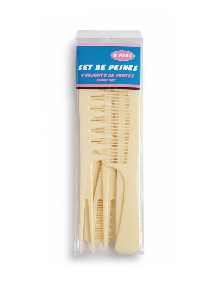Hair Styling Comb Set Multi-Purpose Detangling Professional 8 Pieces