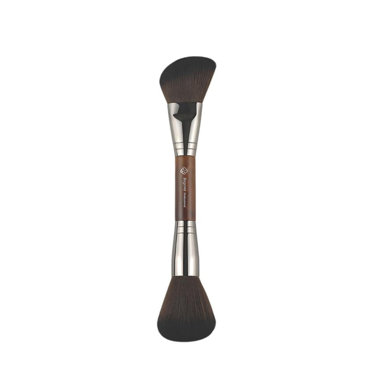 Multi-Purpose Makeup Brush Double-Ended Synthetic Bristles Bogenia 018