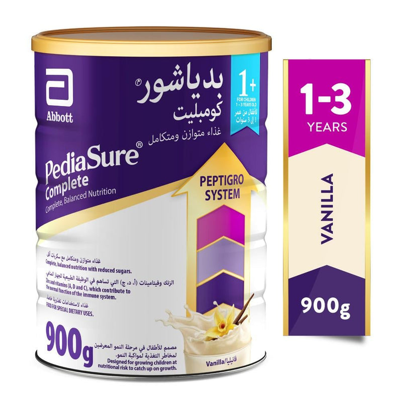 Toddler Nutritional Milk Complete 1+ Vanilla Pediasure 900g