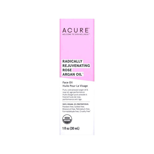 Acure Rose Argan Oil Rejuvenating Facial Treatment 30ml