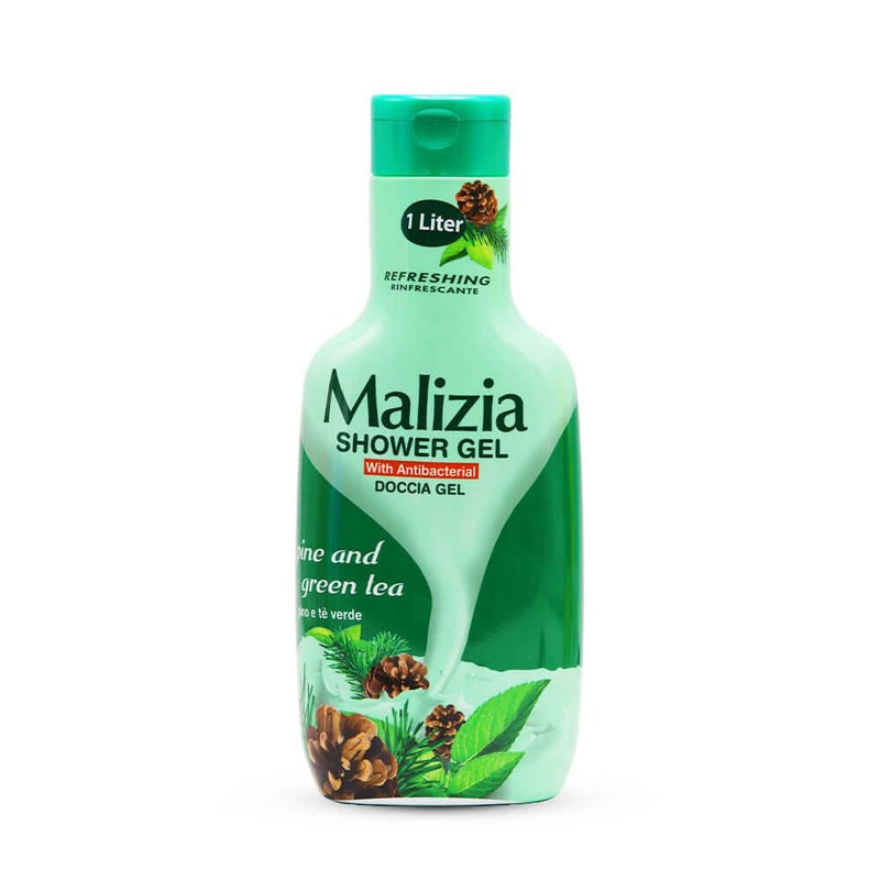 Shower Gel Pine and Green Tea Moisturising Malizia 1000ml