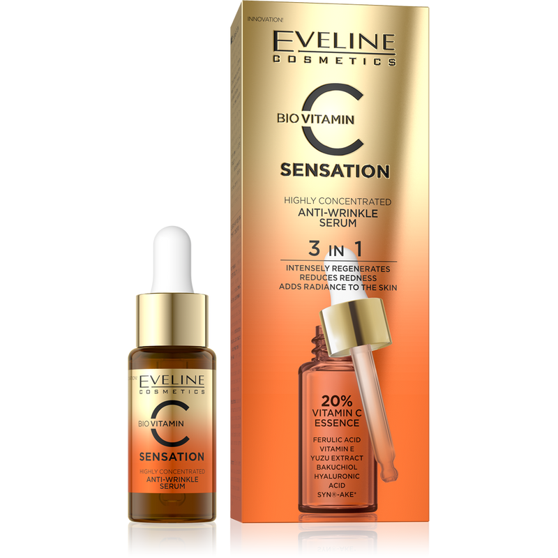 Vitamin C Face Serum Brightening Radiance Concentrate by Eveline 18ml