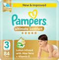 Pampers Diapers Taped Ultimate Comfort Giant Pack Size 3 84 Count