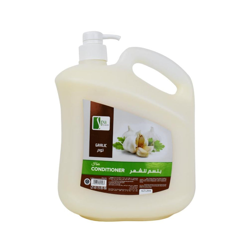 Leave In Conditioner Curly Hair Garlic Anti-Dandruff Spa System 4.2L