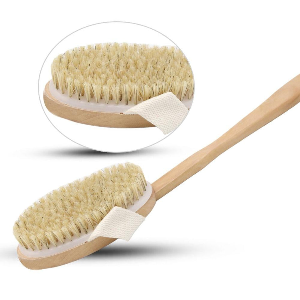 Wooden Back Brush for Exfoliation & Cleansing Body 500g