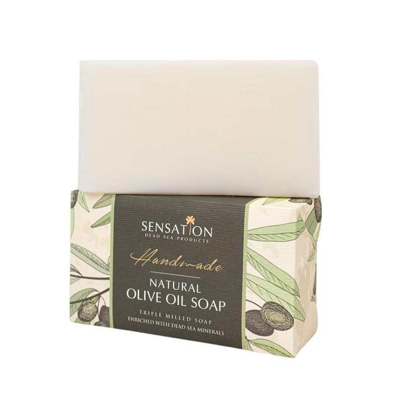 Sensation Dead Sea Soap Olive Oil Handmade Vegan Bar 200g