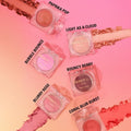 Revolution Bouncy Blush in Light Peach Pink for Buildable Cream Finish